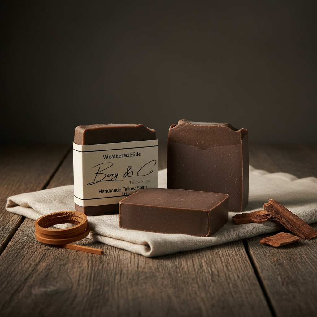Weathered Hide Tallow Soap by Berry & Co.