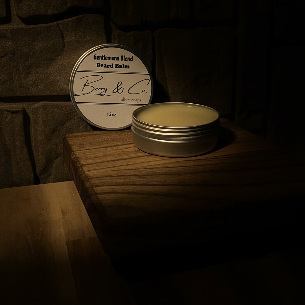 Gentlemens Blend Beard Balm by Berry & Co. Tallow Soaps