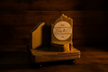 Parlor Tallow Soap by Berry & Co. — warm tobacco vanilla bars on dark wood
