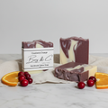 Cranberry Orange Handmade Tallow Soap by Berry & Co.